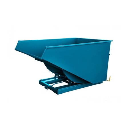 Tippcontainer för tungt gods, 3000 liter, blå