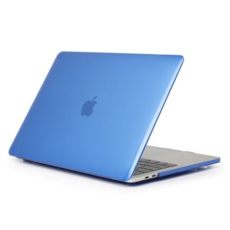 MacBook Air 13 M1 (A2337, 2020) / (A2179, 2020) genomskinlig fram- och baksida - Mörkblå