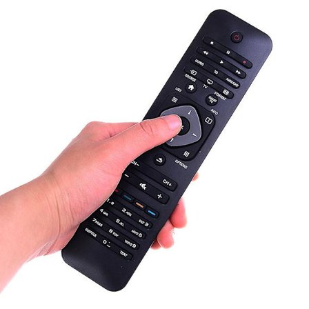 1 stk. Universal Smart Ir Fjernbetjening Til Philips Alle Serier Lcd/led 3d Smart Tv Tv-controller Sort Smart Home