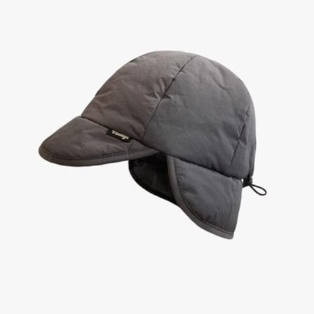 Japanese Retro Padded Ear Bomber Hat Autumn and Winter Fashion Warm Simple Solid Color Outdoor Ski Flying Hats for Men and Women