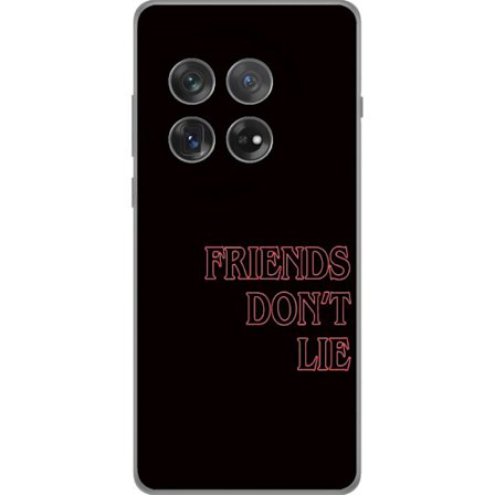 Kompatibel Mobilcover til OnePlus 12 Stranger Things Venner Lyver Ikke