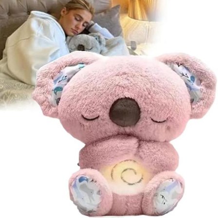 Rauhoittava Koala-karhu Arrily Rauhoittava Saukko Hengittävä Koala Unikaveri Rauhoittava Saukko Pehmolelu Ahdistukseen Musiikkivaloilla & Rytmisellä 