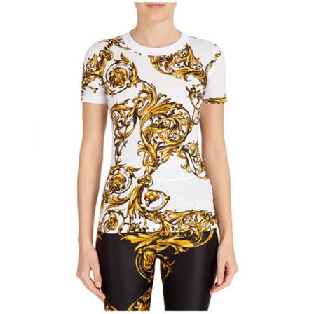 Versace, T-shirt Biały, Kobieta, Rozmiar: M
