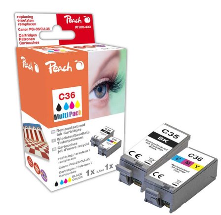 PEACH Tinte MP kompt PGI-35 CLI-36