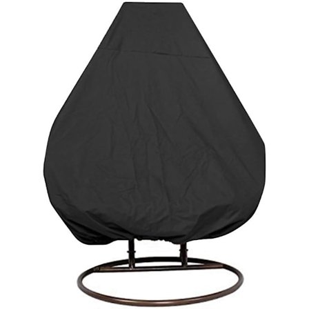 Hage Rattan Wicker Henge Stol Vanntett Møbeltrekk (115