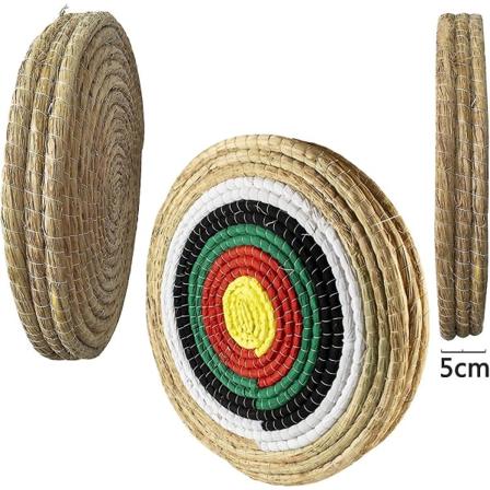 Feelglad halmb gskyttetavla, traditionell handgjord solid utomhusskytteb ge, skjutpil f r skjut vningar 50 * 50 cm