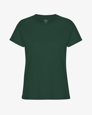 Women Light Organic Tee - Emerald Green - Female - S