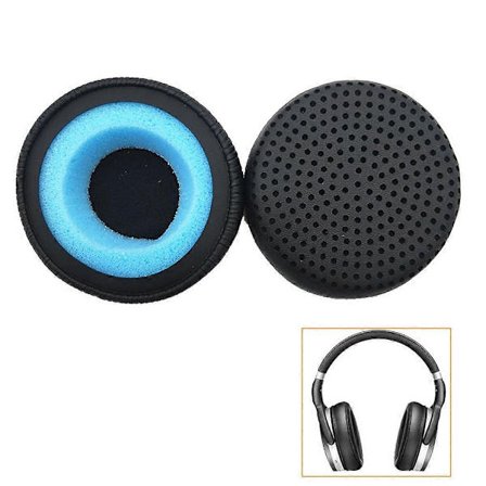 Öronkuddar Gaming Läder Svamp Hörlurar Tillbehör Ersättning för Skullcandy Grind Trådlöst Headset[D]