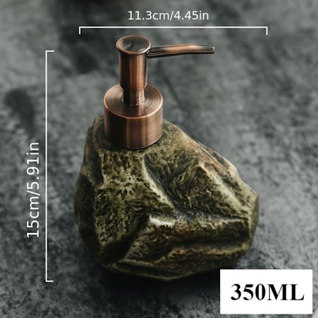 Håndspritdispenser – Gjenfyllbar håndspritdispenser i keramikk i retrostil