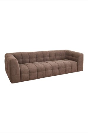 Venture Home - Malou 3-sæders sofa - Brun - 3-pers. sofaer - Fra Homeroom