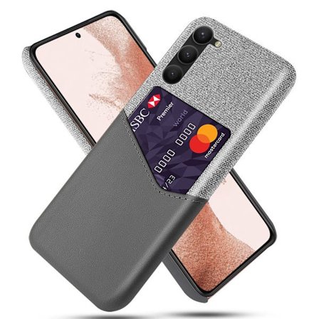 Bofink Samsung Galaxy S24 Plus korttikotelo - Hopea/Harmaa