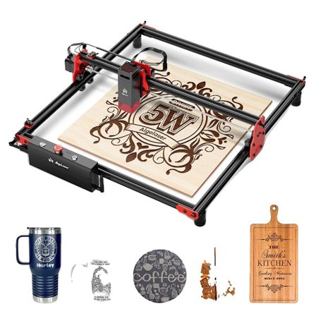 Korkean tarkkuuden laserkaiverrin, 12000mm/min nopeus, edistyneet turvatoiminnot,DIY-KIT Mini