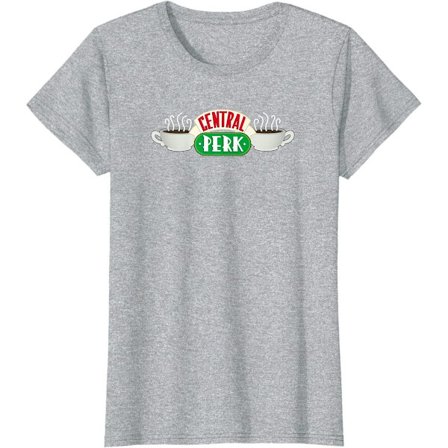 Friends Dam/Kvinnor Central Perk T-Shirt S Sports Grey