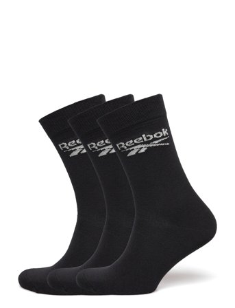Sock Crew Black Reebok Performance