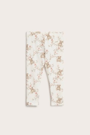 Newbie | Leggings med børstet innside | Offwhite