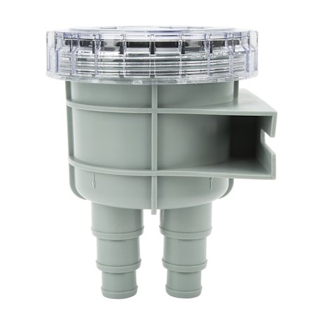 Sjøvannsfilter Gjennomsiktig Skall Kraftig Filtrering for Skip Seilbåter Yachter Motorer Hydrauliske Kjølere