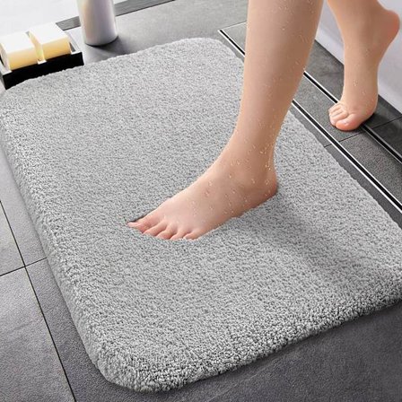 Badematte, 40*60CM sklisikker badematte, maskinvaskbar ekstra