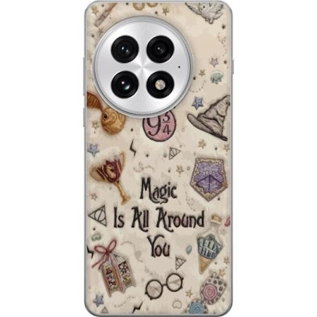 Kompatibelt Mobilskal till OnePlus OnePlus 13 Broderad magisk illustration med symboler, citat och fantasivärld inspirerad av sagor som skapar en mju