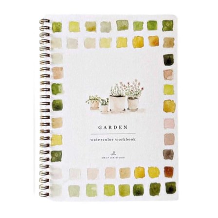 Akvarel Arbejdsbog 12 Farver Fugle Blomster Dyr Børn Akvarel Malebog Kunst Håndværk Maleri{hw}