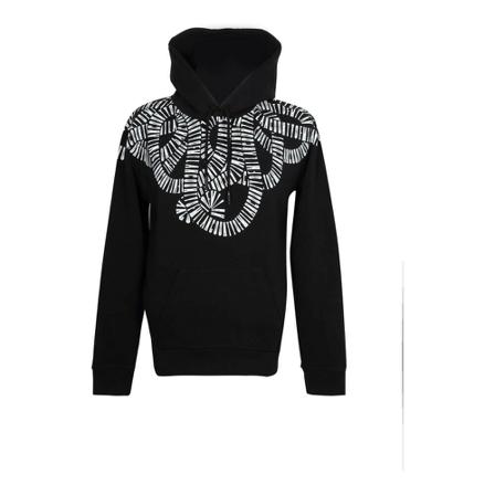 Marcelo Burlon, hoodie Cmbb 007F22Fle 0041001 Czarny, Mężczyzna, Rozmiar: L