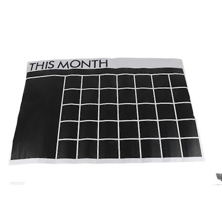 Svarta Tavlan Väggdekal DIY Produktion PVC Tavla Kalender Whiteboard Dekaler för Klassrum Hem