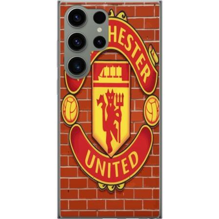 Samsung Galaxy S23 Ultra Läpinäkyvä kuori Manchester United