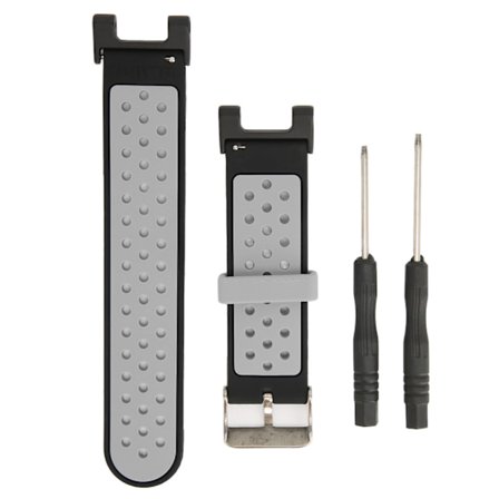 Amazfit T Rex Pro TRex Silikon Klockarmband Ventilerat Spänne Armband med Skruvmejsel Svart Grå