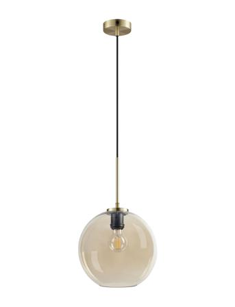 Loop Amber Hänge D25 Home Lighting Lamps Ceiling Lamps Pendant Lamps Guld Dyberg Larsen