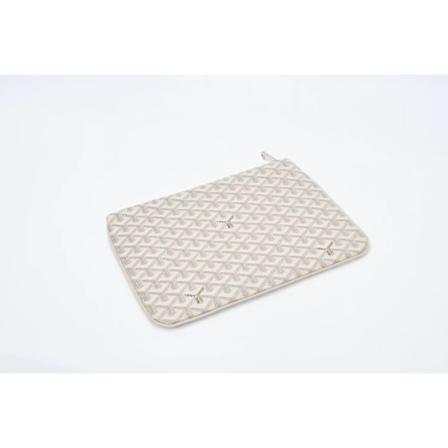 2024 Ny elegant tysk håndveske urban enkel hundetannspose klassisk konvoluttpose Y bokstav trykt glidelåspose 30CM,