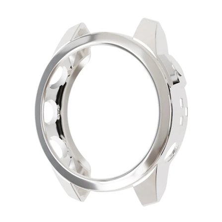 TPU Beskyttelsesdeksel for Garmin Fenix 7 7S 7X Smartklokke Klar Fargerik Mykt Beskyttelse Epix Pro 51mm 47mm 42mm Skall Sølv