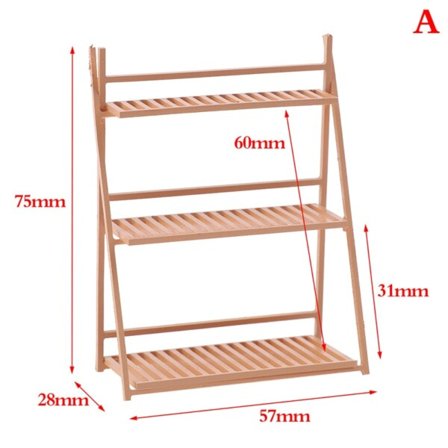 Simulering Dukkehus Blomster Stativ Display Rack Dukkehus Møbler Tilbehør Miniature hylde
