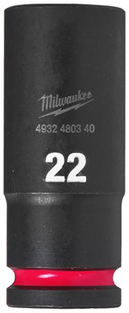 Milwaukee Shockwave Impact Duty Krafthylsa 1/2" fyrkant, djup 22 mm, Handverktyg