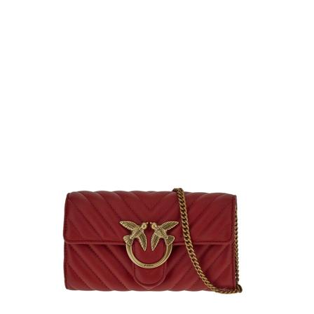 Pinko, Cross Body Bags Rood, Dames, Maat:ONE Size
