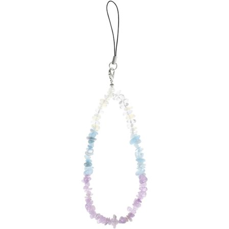 Krystal Telefon Snorebånd Håndledsrem, Perler Telefon Charm Anti-Tabt Telefonkæde Mobiltelefonrem Perlet Telefon Snorebånd Håndled