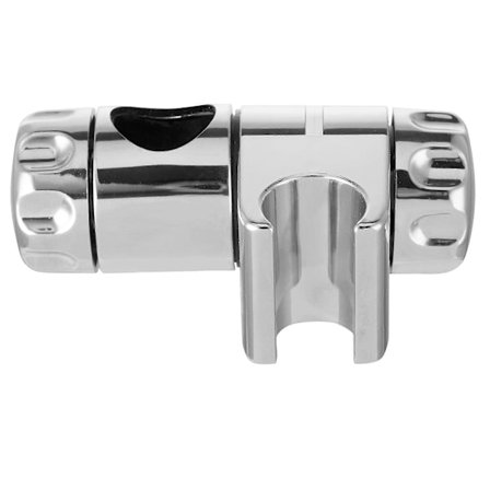 25 mm Duschmunstyckeshållare Badrum Krom Slider Handhållet Duschmunstycke Fästen för att Passa 25 mm Stigrör (1) [DB]
