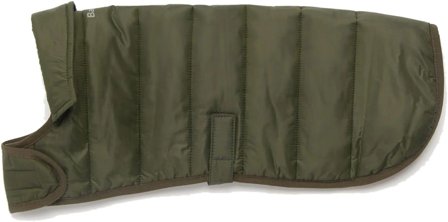 Barbour Baffle Quilt Dog Coat Olive