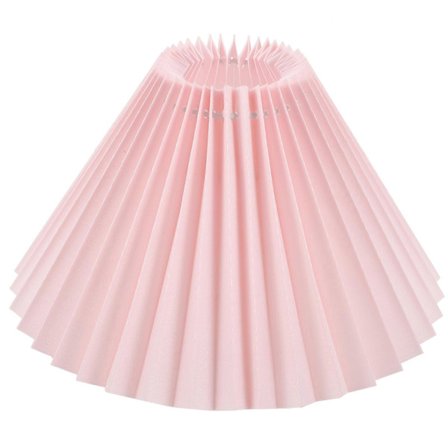 Plisserad lampskärm för hemmet, tyglampskärm, plisserade lampskärmar för bordslampor