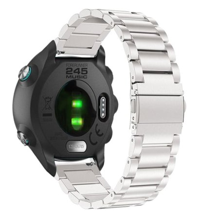 Garmin Forerunner 245 three beads stainless steel watch band - S