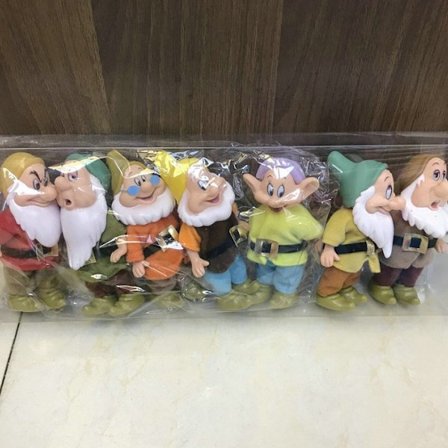 7 stk. Disney Snøhvit og de syv dverger Actionfigurer Leker 15cm Prinsesse PVC Dukker Samleobjekter Leker For Barn Bursdag