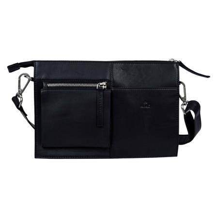 Adax Skuldertaske Ellie Amalfi Sort, Dame Skuldertasker, Størrelse: ONE Size