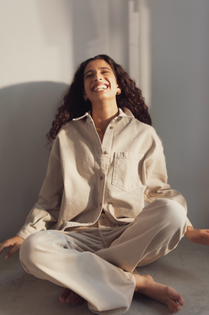 CAMILLA PIHL - Alex Shirt - Greige Size38