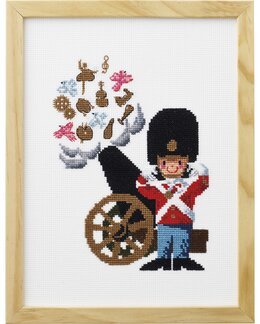 broderikit billede Vagt - Permin