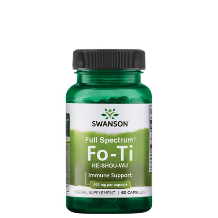 Swanson Full Spectrum Fo-Ti He-Shou-Wu 500 mg 60 kapsler
