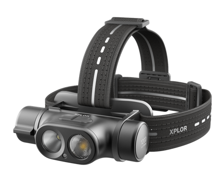 GP Xplor Rechargeable Headlamp, PHR19, 1200 lumen