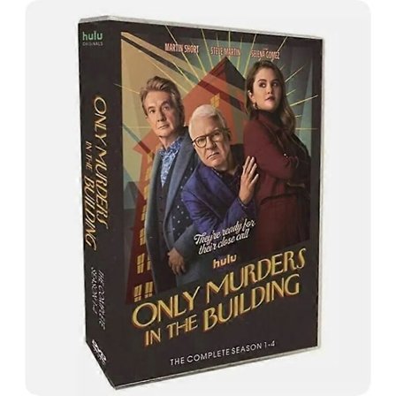Only Murders in the Building Säsong 1-4 DVD 8-Disc engelsk version