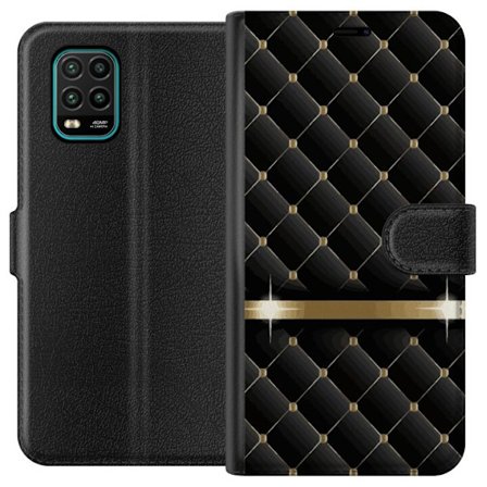 Yhteensopiva Lompakkokotelo Xiaomi Mi 10 Lite 5G Ylellinen Musta