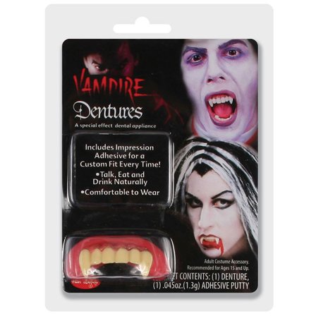 Vampyr Tænder med Lim