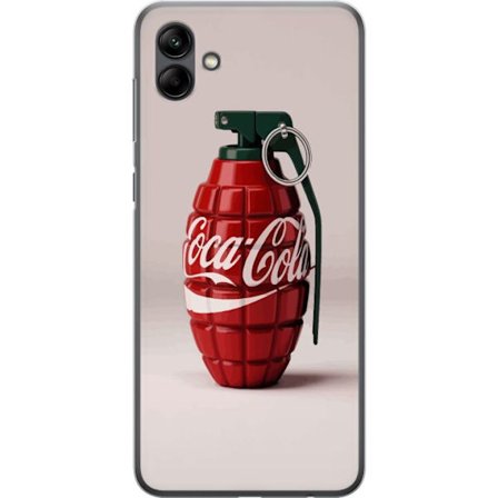 Kompatibelt Mobildeksel til Samsung Samsung Galaxy A05 Kunstnerisk illustrasjon av Coca Cola granateple i rødt og grønt, pop art inspirert motiv med