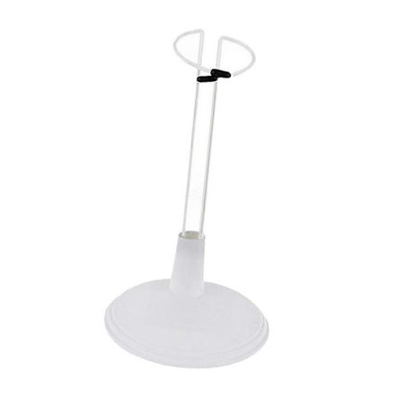 Aftagelige Dukke Bjørn Display Stande Metal Ring-type Holder Tilbehør Sort