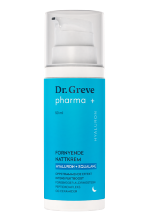 Dr. Greve Pharma Hyaluron + Squalane fornyende nattkrem 50 ml